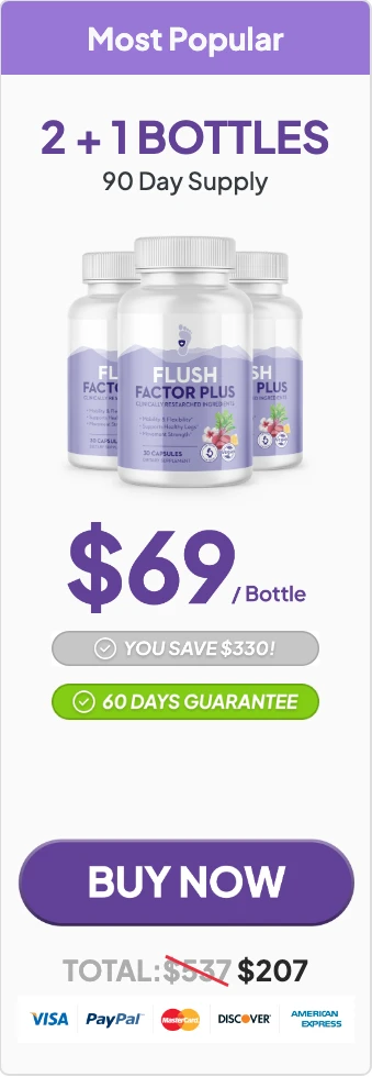 Flush Factor Plus 3 bottles