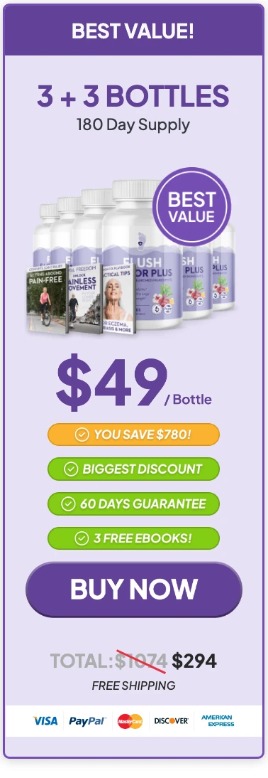 Flush Factor Plus 6 bottles
